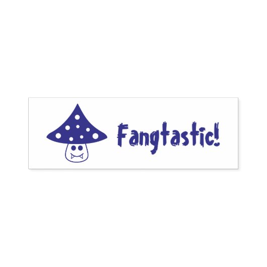 Mushroom Vampire Fangtastic Self-Inking Briefmarke Permastempel (Design)