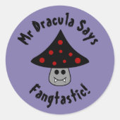 Mushroom Vampire Fangtastic Stickers (Vorderseite)