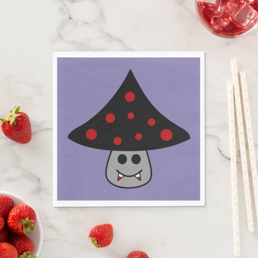 Mushroom Vampire Paper Napkins Serviette (Beispiel)