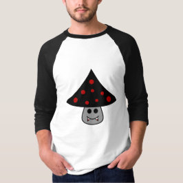 Mushroom Vampire Raglan T - Shirt