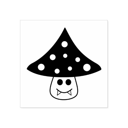 Mushroom Vampire Rubber Briefmarke Gummistempel (Prägung)