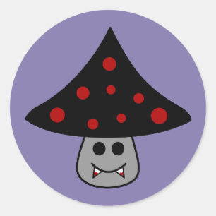 Mushroom Vampire Stickers