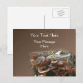 Mushroom Village Nature Postkarte (Vorne/Hinten)