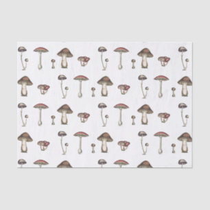 Mushroom Vintag Fungi Forest Woodland Decoupage Seidenpapier