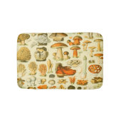 Mushroom Vintag Toadstool Antike Illustration Badematte (Vorderseite)