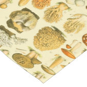 Mushroom Vintag Toadstool Antike Illustration Kurzer Tischläufer (Ecke)
