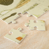 Mushroom Vintag Toadstool Antike Illustration Puzzle (Seite)