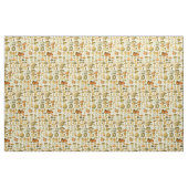 Mushroom Vintag Toadstool Antike Illustration Stoff (Fat Quarter (45,7 x 55,9 cm))
