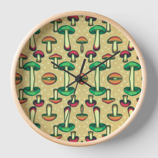 Mushroom Vintag Uhr (Vorderseite)