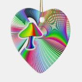 Mushroom-Vision Keramik Ornament (Rechts)