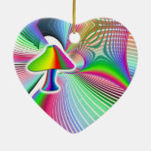 Mushroom-Vision Keramik Ornament (Hinten)