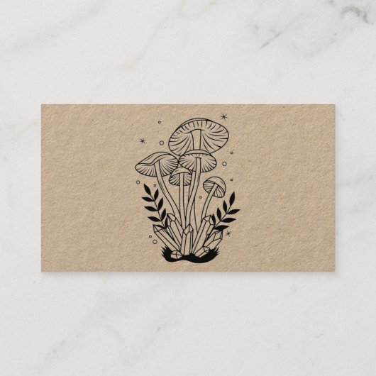 Mushroom  visitenkarte (Rückseite)