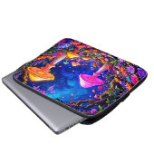 Mushroom-Wald Laptopschutzhülle (Vorne Knopf)