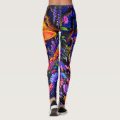 Mushroom-Wald Leggings (Rückseite)