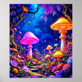 Mushroom-Wald Poster (Vorne)