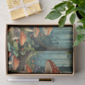 Mushroom-Wald Seidenpapier (Geschenk)