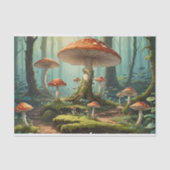 Mushroom-Wald Seidenpapier (Vorderseite)