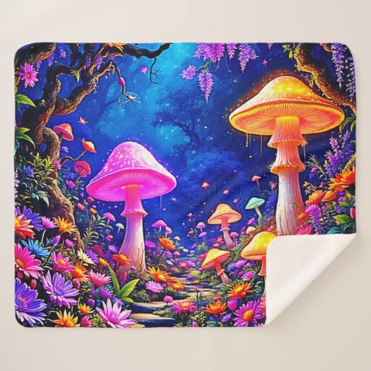 Mushroom-Wald Sherpadecke (Vorderseite (Horizontal))