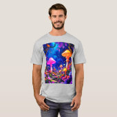 Mushroom-Wald T-Shirt (Vorne ganz)
