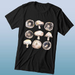 Mushroom Watercolor<br><div class="desc">Minimalistische Aquarellmalung von Pilzen in neutralen Brauntönen und Grautönen. Originelle Kunst von Nic Squirrell. Ideal für Vegetarier, Veganer, Köche und Koch.</div>