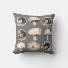 Mushroom Watercolor Kissen