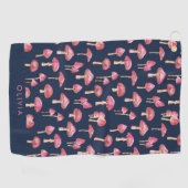 Mushroom Watercolor Muster Golf Towel Golfhandtuch (Horizontal)