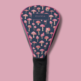 Mushroom Watercolor Muster Golf Towel Headcover