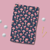 Mushroom Watercolor-Muster Golfhandtuch