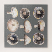 Mushroom Watercolor Puzzle (Horizontal)