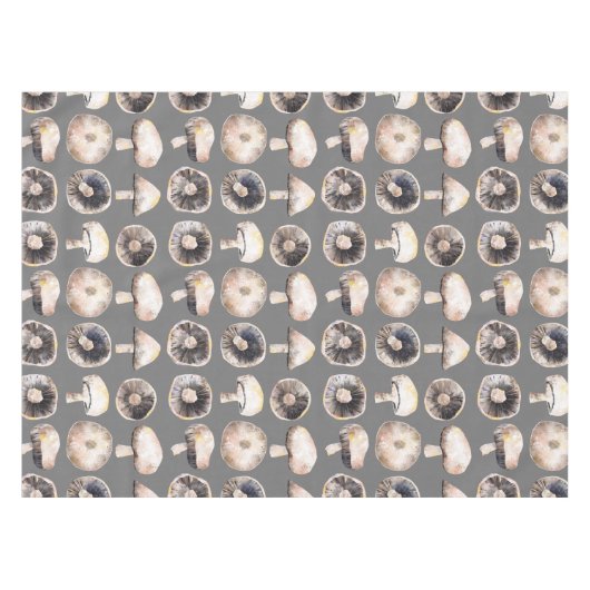 Mushroom Watercolor Tischdecke (Vorderseite (Horizontal))