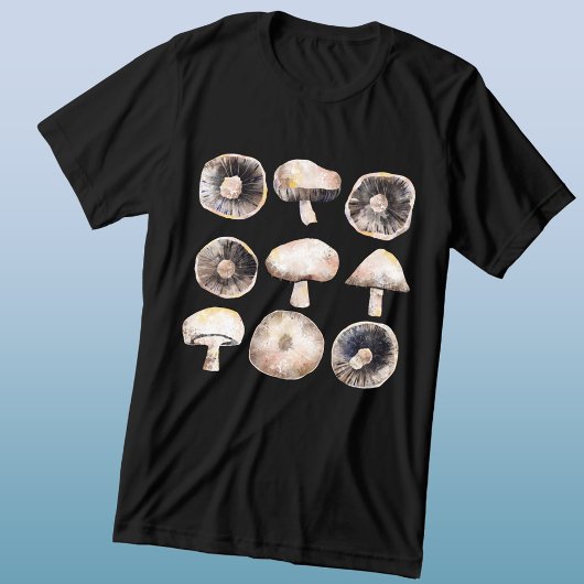 Mushroom Watercolor Tri-Blend Shirt