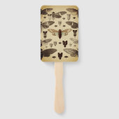 Mushroom Wedding Fan 2 Fächer (Rückseite)