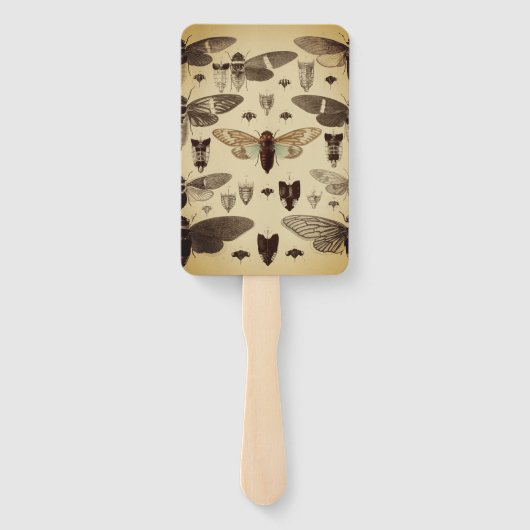 Mushroom Wedding Fan 2 Fächer (Rückseite)