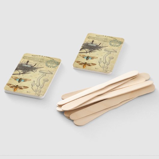 Mushroom Wedding Fan Fächer (Non-assembled)