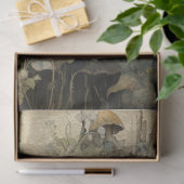 Mushroom Whimsical Fairy Spring Forest No1 Seidenpapier (Geschenk)