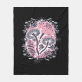Mushroom Whimsigoth Art Design Classic Fleecedecke (Vorderseite)