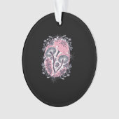 Mushroom Whimsigoth Art Design Classic Ornament (Vorderseite)