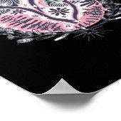 Mushroom Whimsigoth Art Design Classic Poster (Ecke)