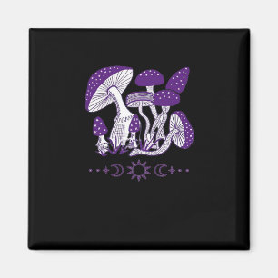 Mushroom Whimsigoth Vibes Magnet