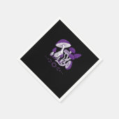 Mushroom Whimsigoth Vibes Serviette (Ecke)