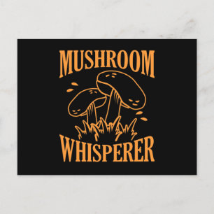 Mushroom Whisperer Mycologin Morels Jagd Lover Postkarte