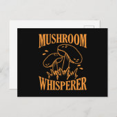 Mushroom Whisperer Mycologin Morels Jagd Lover Postkarte (Vorne/Hinten)
