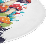 Mushroom-Wiese: Ein Whimsikisches Wunderland Schneidebrett (Ecke)