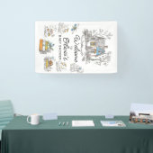 Mushroom Woodland Baby Shower Welcome  Banner (Messe)