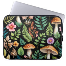 Mushroom Woodland Foods Fern Art