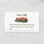 Mushroom Woodland Frog Kinderdusche Windelwindeln Begleitkarte (Vorderseite)