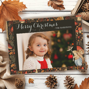 Mushroom Woodland Tierwald Weihnachten