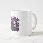 Mushroom Woods Whimsigoth Witchy Screenprint Desig Jumbo-Tasse (Vorderseite Rechts)