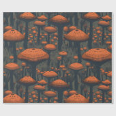 Mushroom Wrapping Paper Birthday Baby Dusche Geschenkpapier (Flach)