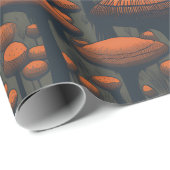 Mushroom Wrapping Paper Birthday Baby Dusche Geschenkpapier (Rolleneckpunkt)